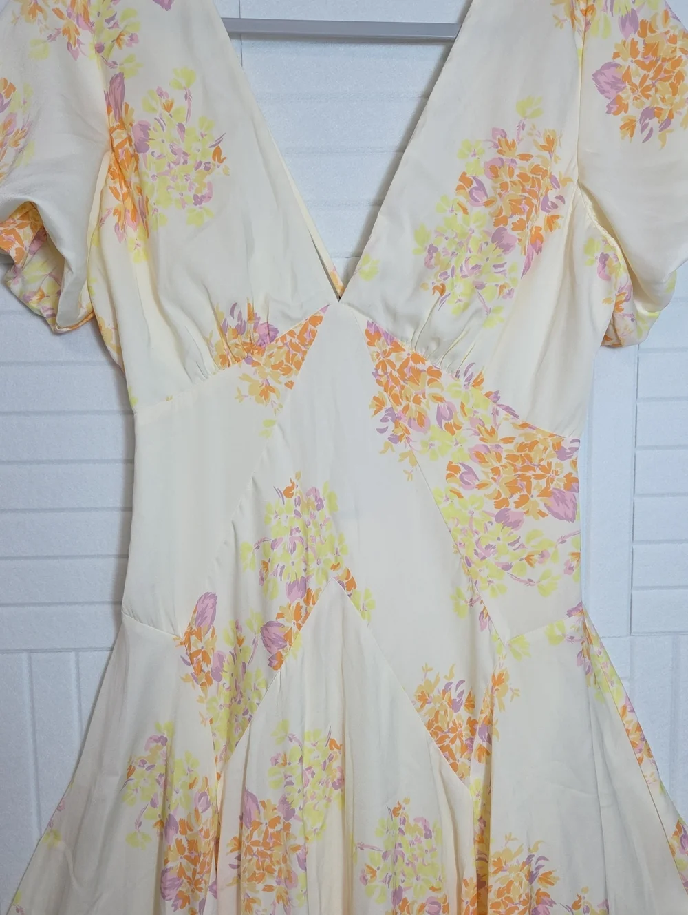 Free People Floral Open Back Maxi Dress Size L